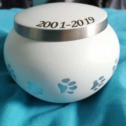 Classic Round Engraved Pet Urns