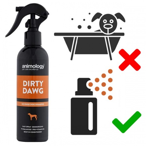 Dirty Dawg No Rinse Dog Shampoo Spray