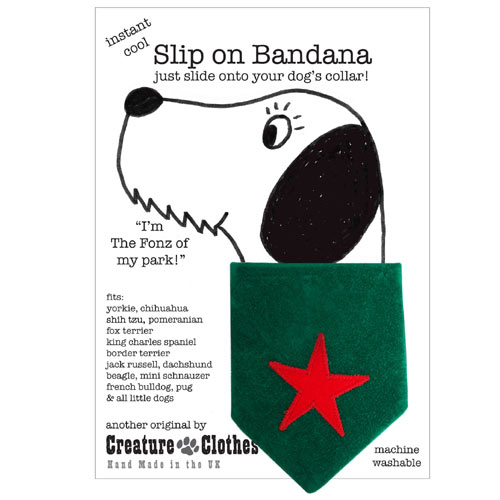 Christmas Dog Bandana - Xmas Star