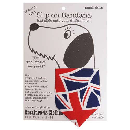 New - Union Jack Dog Bandana