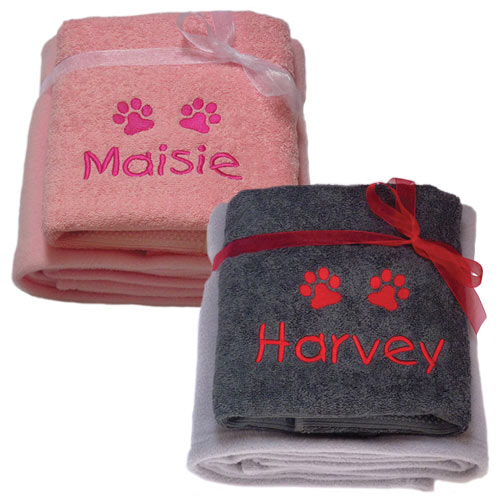 Dog Towel & Blanket Gift Set