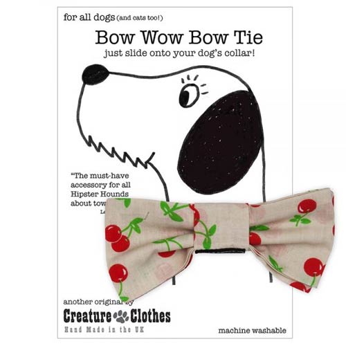 Dog Bow Tie - Sweet Cherry