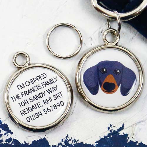 Dog Breed Pet Tag - Dachshund