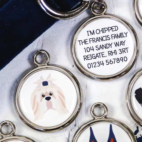 Dog Breed Pet Tag - Shih Tzu