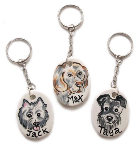 the dog keychain