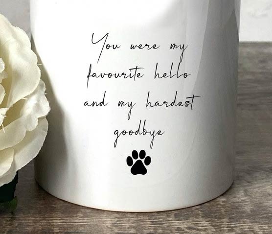 Dog Memorial Plant Pot & Photo Block