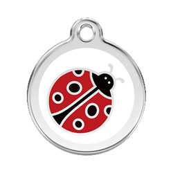 Small Dog ID Tag - Ladybug