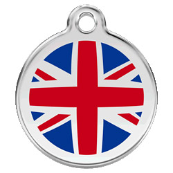 Large Dog ID Tag - Flags