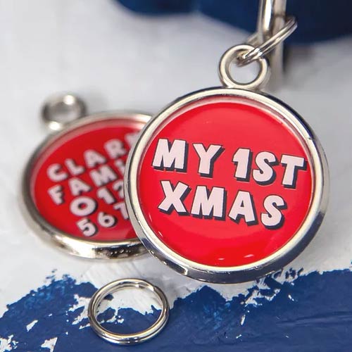 Xmas Dog Tag - My 1st Xmas