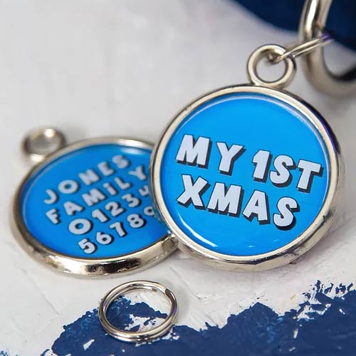 Xmas Dog Tag - My 1st Xmas