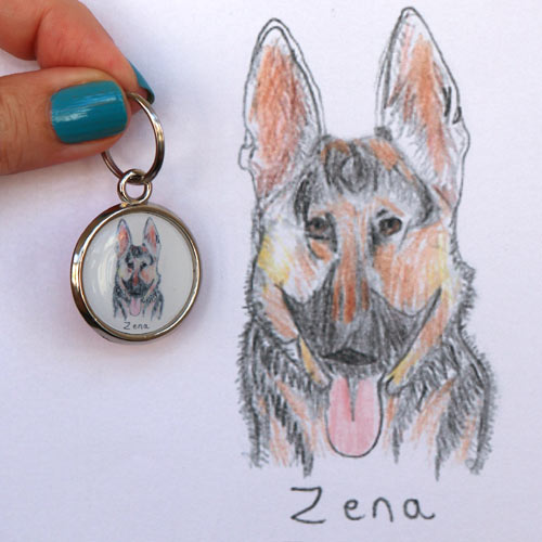 Draw Your Own Pet Tag