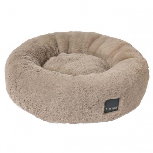 cream dog bed