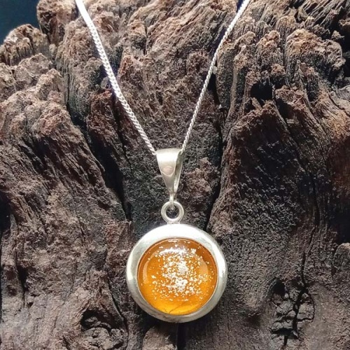 Classic Teardrop Cremation Necklace with Human / Pet Ashes -