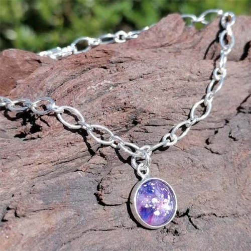 Memory Ashes Charm Silver Bracelet