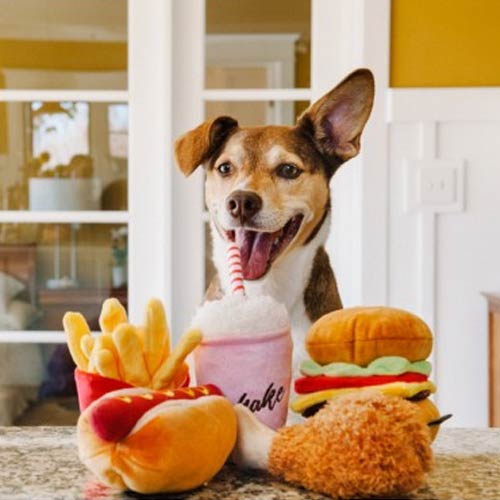 Fast Food Plush Dog Toys