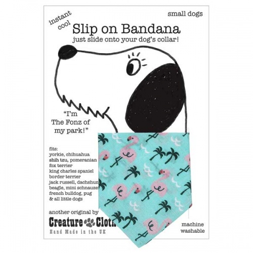 Flamingo dog discount bandana