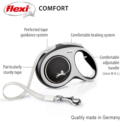 Flexi Comfort 5m Retractable Dog Lead