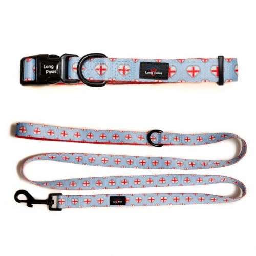 Football Dog Collar & Lead