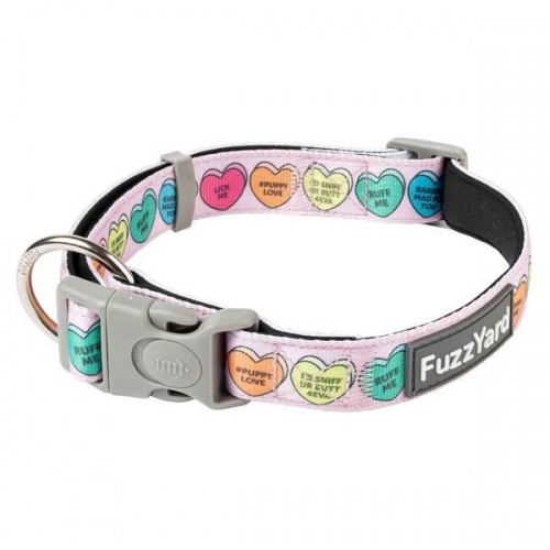 FuzzYard Dog Collar - Candy Hearts