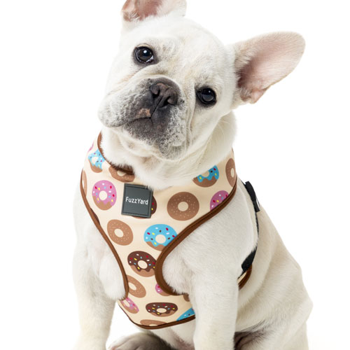 FuzzYard Dog Harness - Go Nuts for Donuts