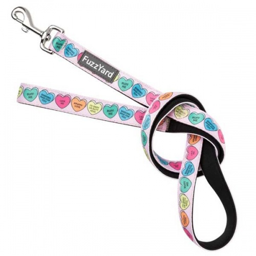 FuzzYard Dog Lead - Candy Hearts