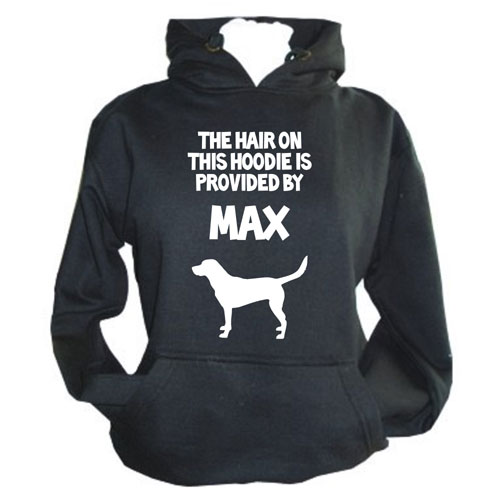 Unisex Personalised Hoodie - Dog Hair Provided By