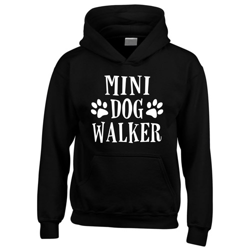 Dog Lover Kids Hoodie Mini Dog Walker D for Dog