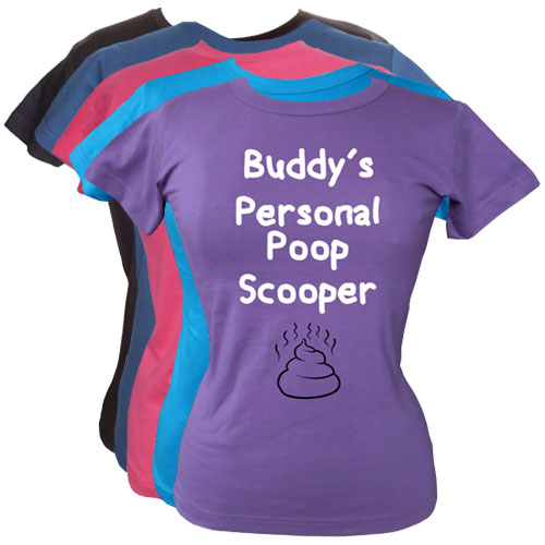 Women's Personalised T-Shirt - Personal Poop Scooper