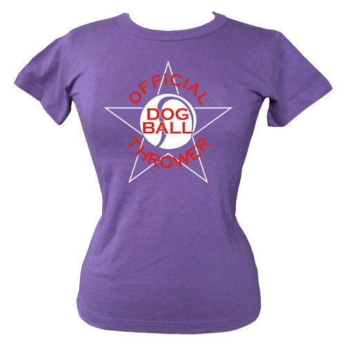 Women's Slogan T-Shirt - Official Ball Thrower