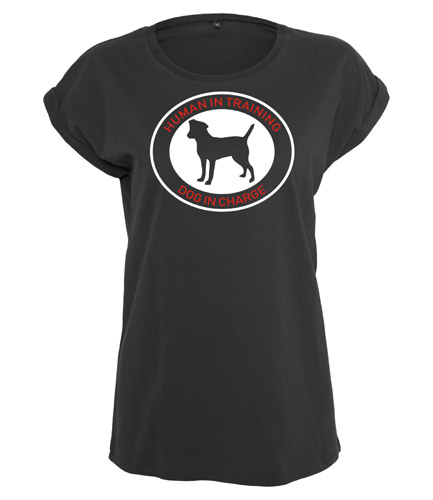 Women's Slogan Slouch Top - Human In Training