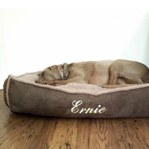 Personalised Dog Bed Cradle Dog's Name