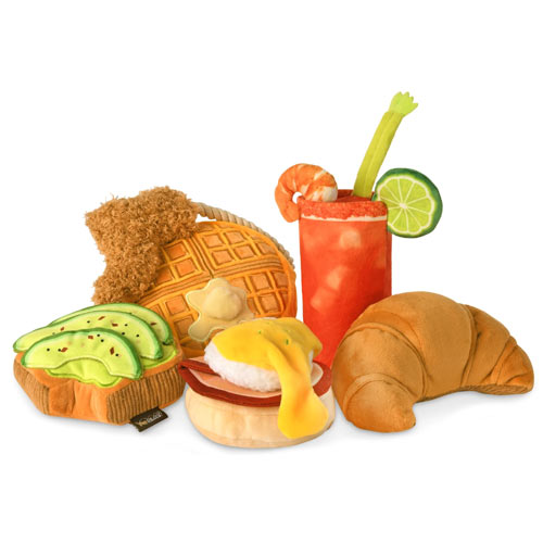 Barking Brunch Avocado on Toast Dog Toy P.L.A.Y.