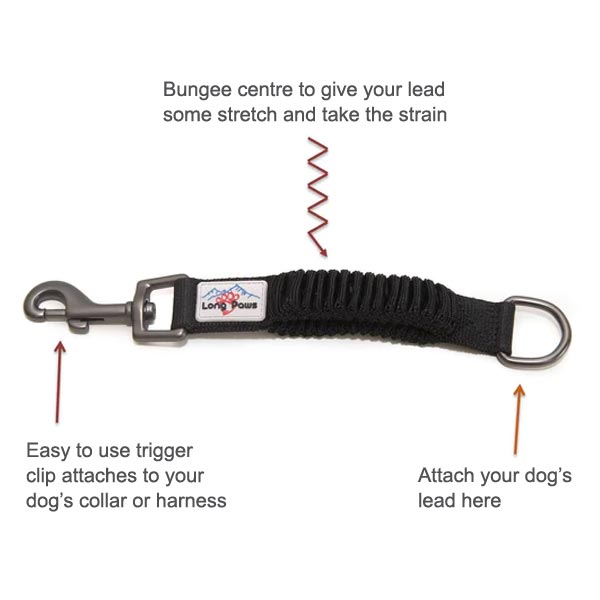 Shock Absorbing Dog Lead Extender UK