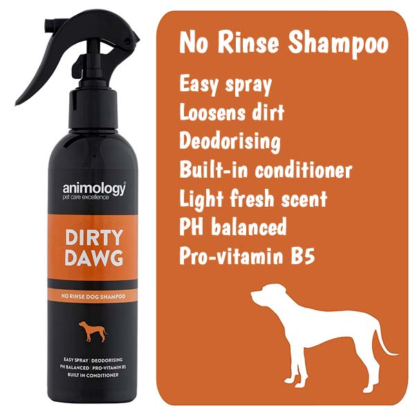 Animology Dirty Dawg No Rinse Dog Shampoo Spray