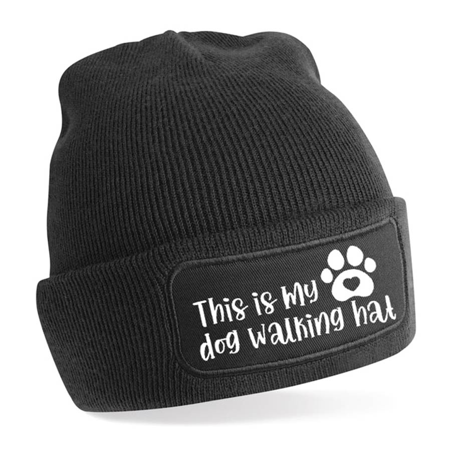 Dog Lover Cuffed Beanie Dog Walker Hat