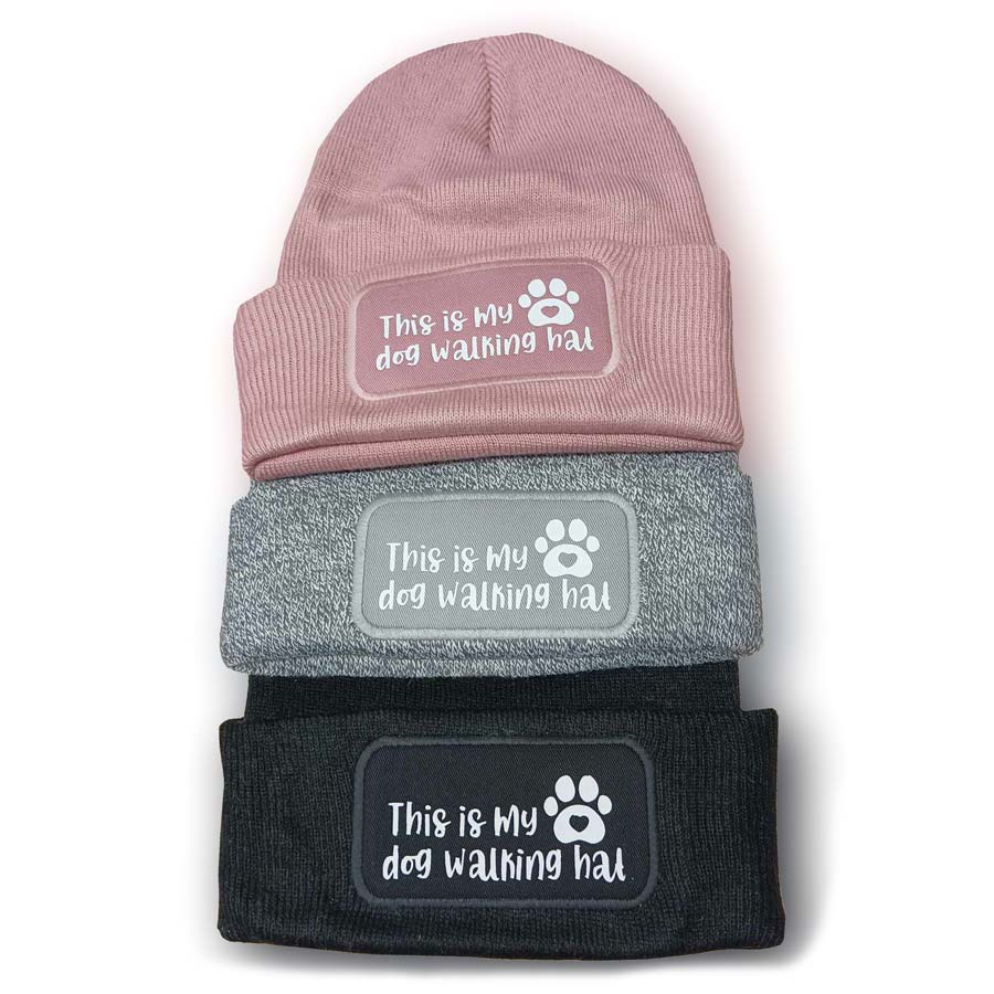 Dog Lover Cuffed Beanie Dog Walker Hat