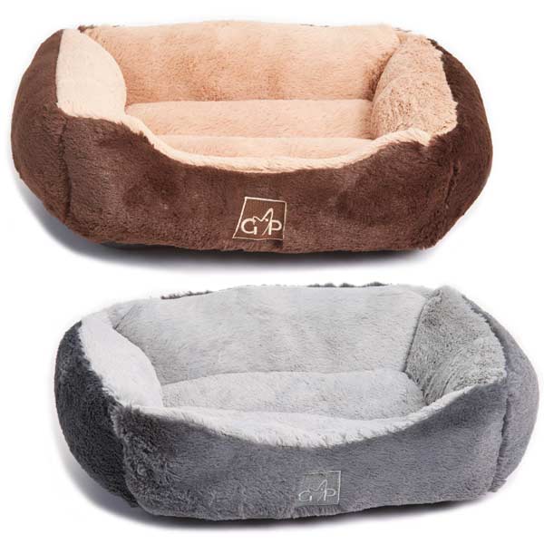 Gor Pets Dream Slumber Dog Beds Grey or Brown D for Dog