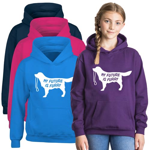 furry pink hoodie