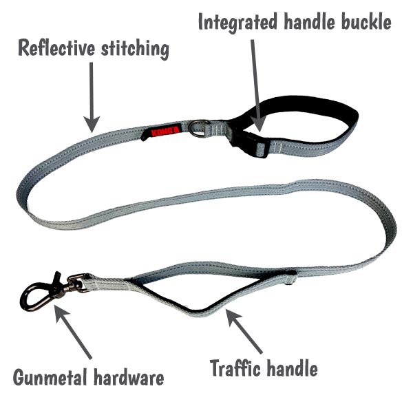 KONG Traffic Leash 2 Handle Close Control