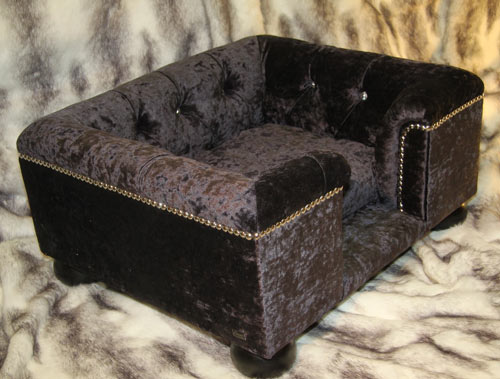 Travel Dog Bed >> Sandringham Crushed Velvet Luxury Dog Bed Travel Dog Bed >> Sandringham Crushed Velvet Luxury Dog Bed