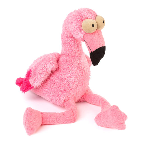 dog toy flamingo