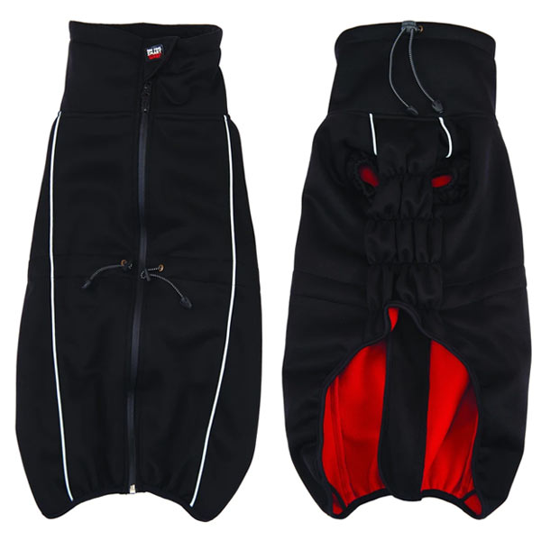 Olympia Soft Shell Fleece Dog Coat Harness Hole