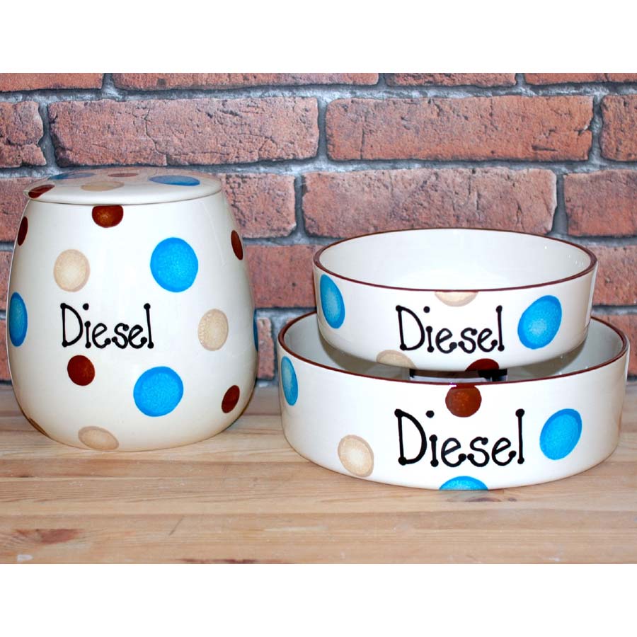 beautiful dog bowls