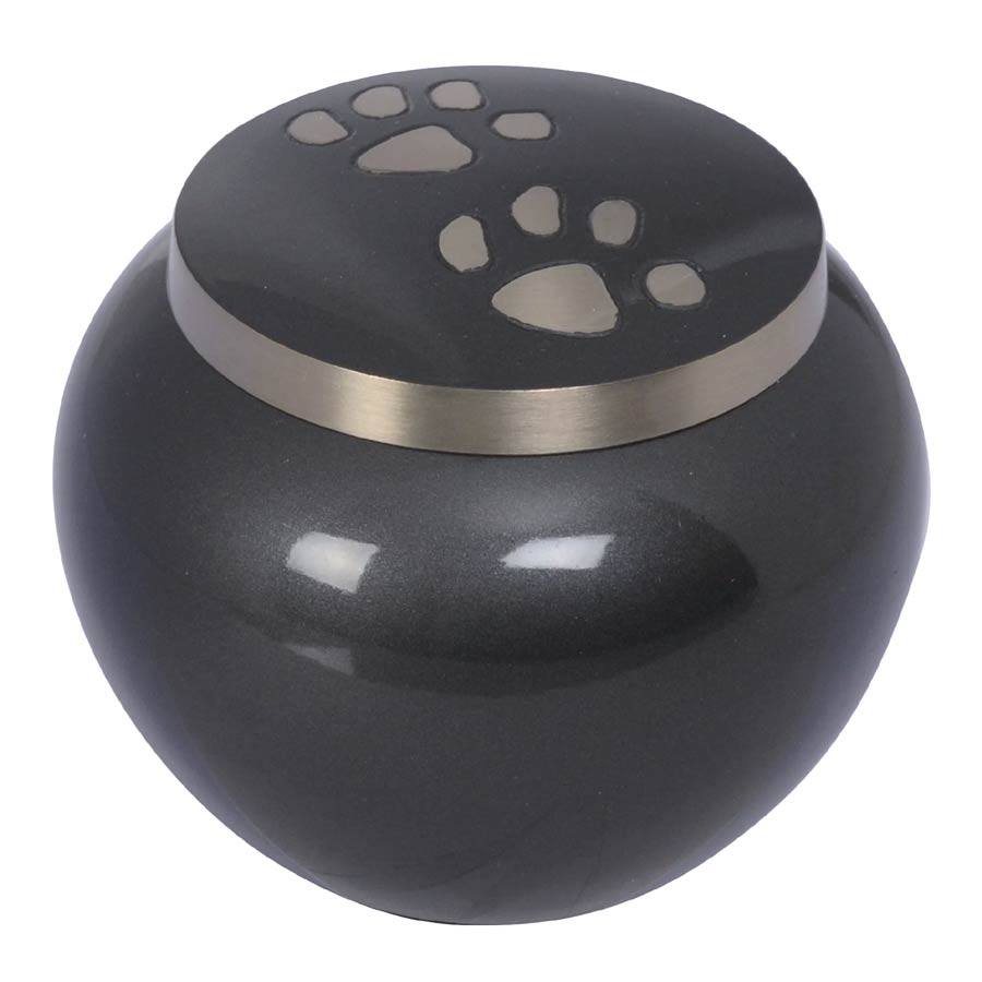 Chertsey Black Pewter Pet Ashes Urn D For Dog