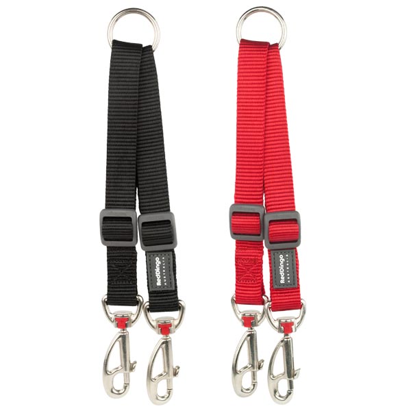 Adjustable Coupler Dog Lead Walk 2 Dogs on 1 Lead