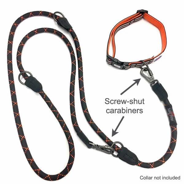 Double Ended Training Carabiner Dog Lead UK