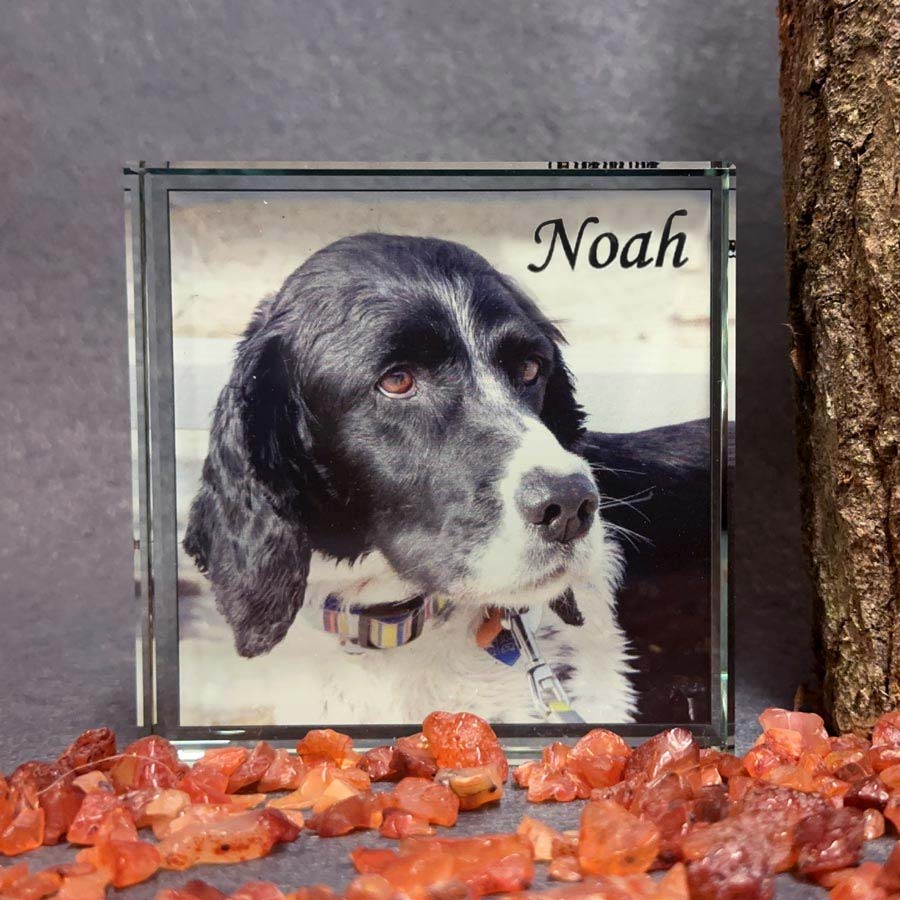 Personalised Photo Glass Block | UK Made