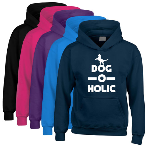 Funny Unisex Hoodie DogOHolic Slogan Hoodie D for Dog