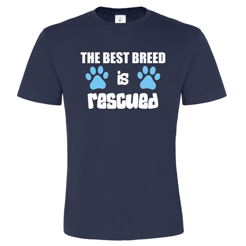 Rescue Dog Unisex Tshirt The Best Breed is Rescued