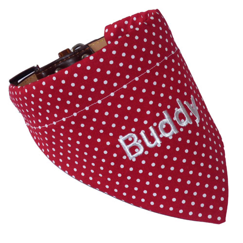 Luxury Personalised Dog Bandana